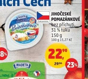 JIHOČESKÉ POMAZÁNKOVÉ bez příchuti