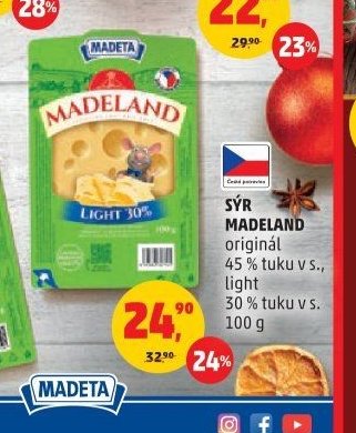 SÝR MADELAND originál / light