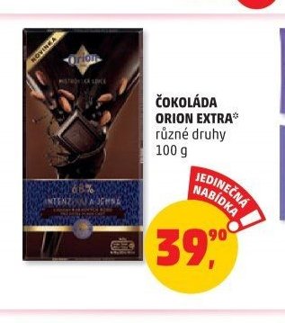 ČOKOLÁDA ORION EXTRA
