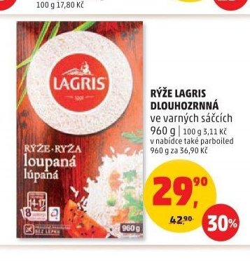 RÝŽE LAGRIS DLOUHOZRNNÁ