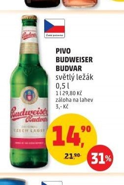Pivo Budweiser Budvar