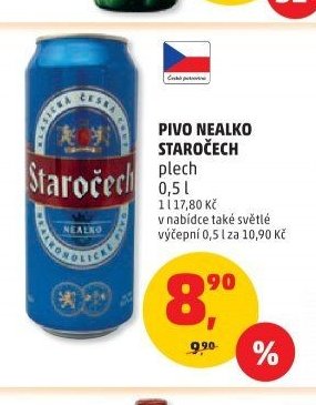 Pivo Nealko Staročech