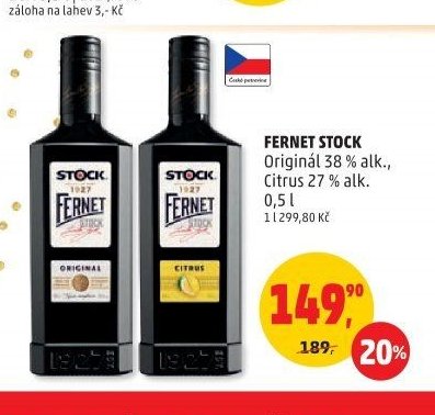Fernet Stock Originál, Citrus