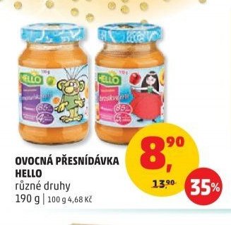 OVOCNÁ PŘESNÍDÁVKA HELLO