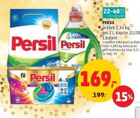 PERSIL prášek, gel, kapsle