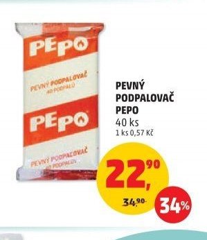 PEVNÝ PODPALOVAČ PEPO