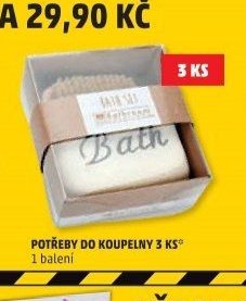 POTŘEBY DO KOUPELNY 3 KS 1 balení