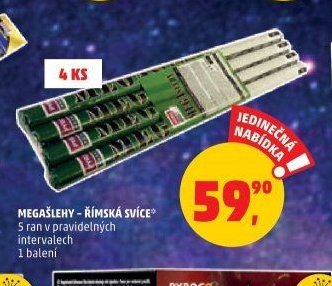 MEGAŠLEHY – ŘÍMSKÁ SVÍCE