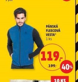 PÁNSKÁ FLEECOVÁ VESTA
