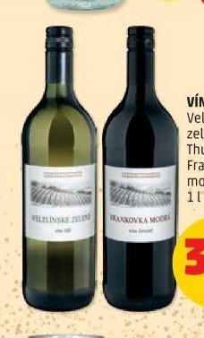 VÍNO Veltlínské zelené, Müller Thurgau, Frankovka modrá 1 l