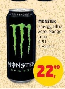 MONSTER Energy, Ultra Zero, Mango Loco 0,5 l