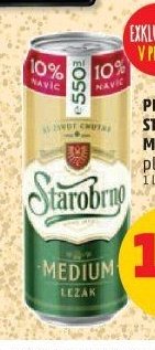 PIVO STAROBRNO MEDIUM plech 0,55 l