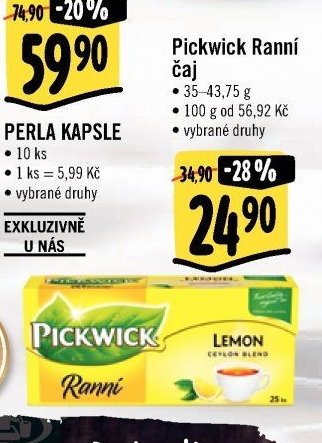 Pickwick Ranní čaj