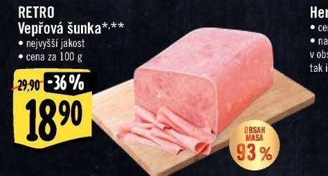 RETRO Vepřová šunka