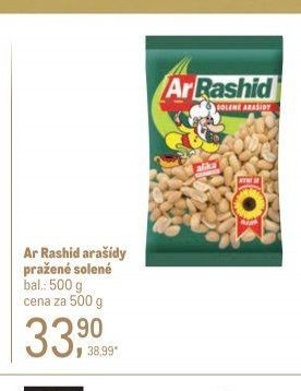 Ar Rashid arašídy pražené solené