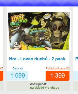 Hra - Lovec duchů - 2 pack