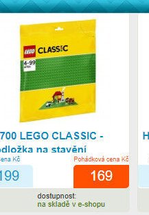 10700 LEGO CLASSIC - Podložka na stavění