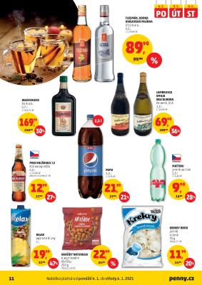 akční leták Penny Market 2.1.2021-6.1.2021