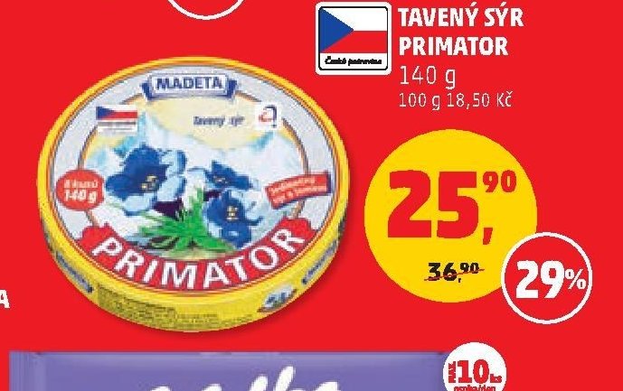 TAVENÝ SÝR PRIMATOR