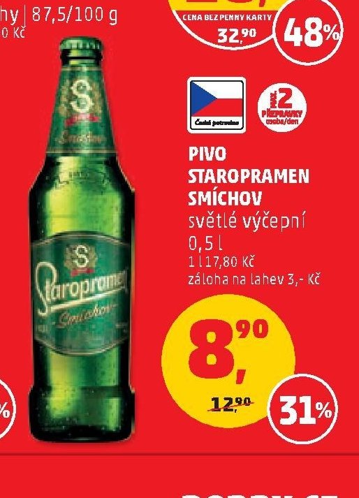 PIVO STAROPRAMEN SMÍCHOV