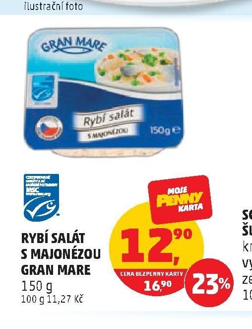 Rybí salát s majonézou Gran Mare
