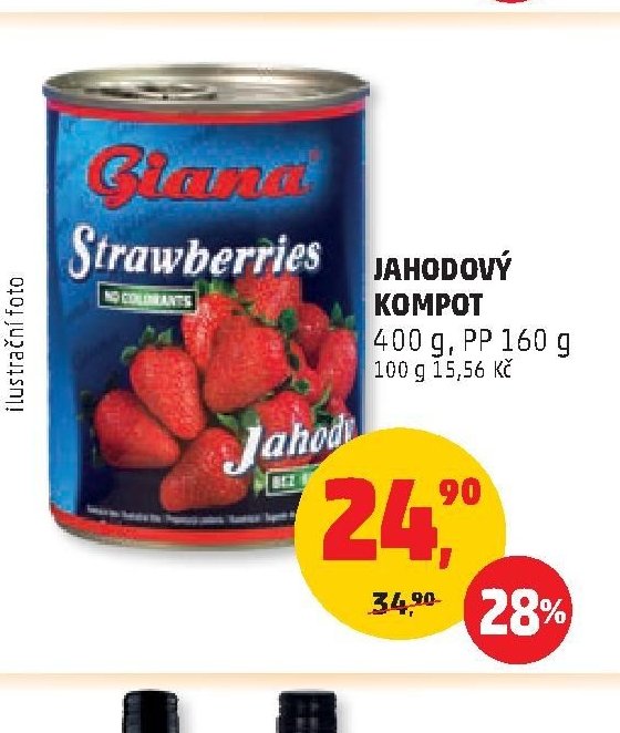 Jahodový kompot