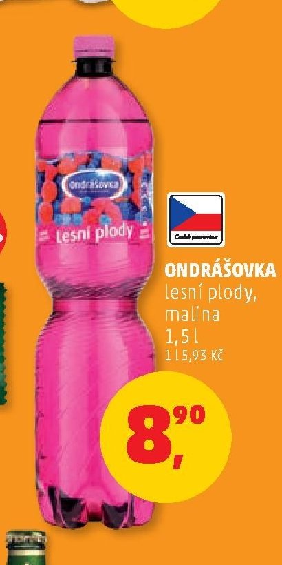 Ondrášovka lesní plody 1,5 l