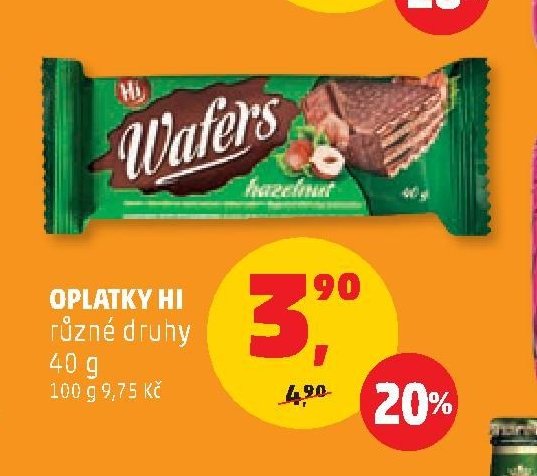 Oplatky Hi různé druhy 40 g