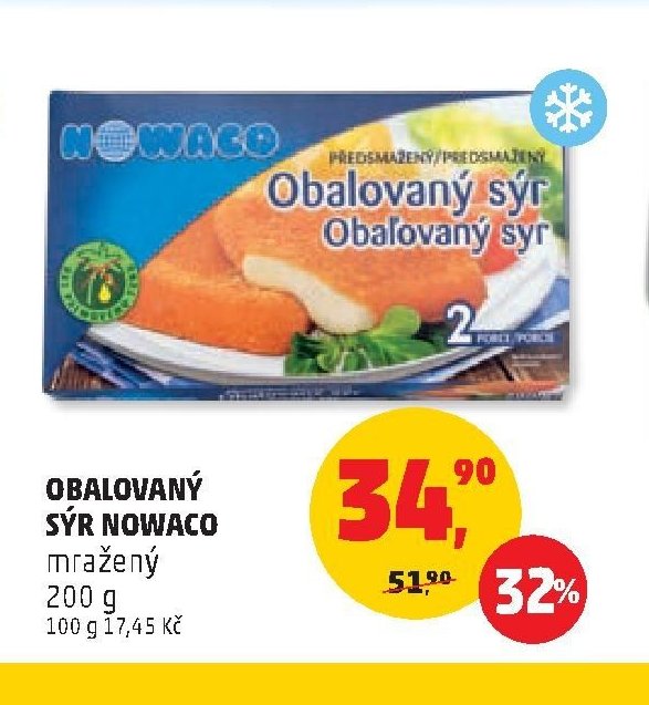 Obalovaný sýr Nowaco
