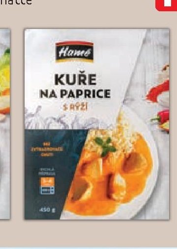 Hamé Kuře na paprice s rýží