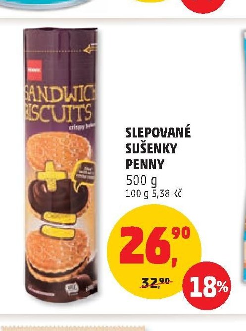SLEPOVANÉ SUŠENKY PENNY 500 g