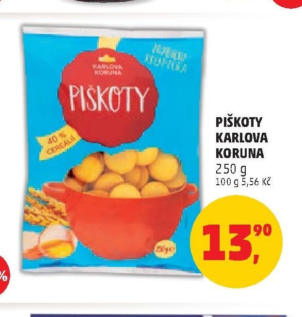PIŠKOTY KARLOVA KORUNA 250 g