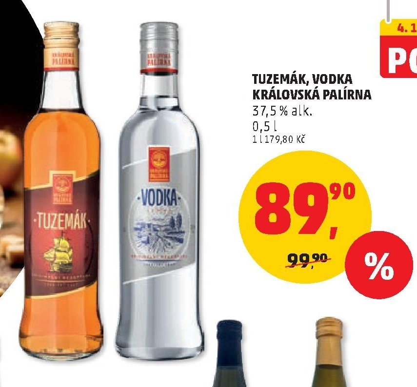Tuzemák, Vodka Královská palírna