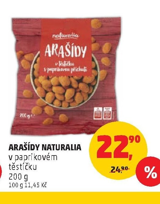 Arašídy Naturalia