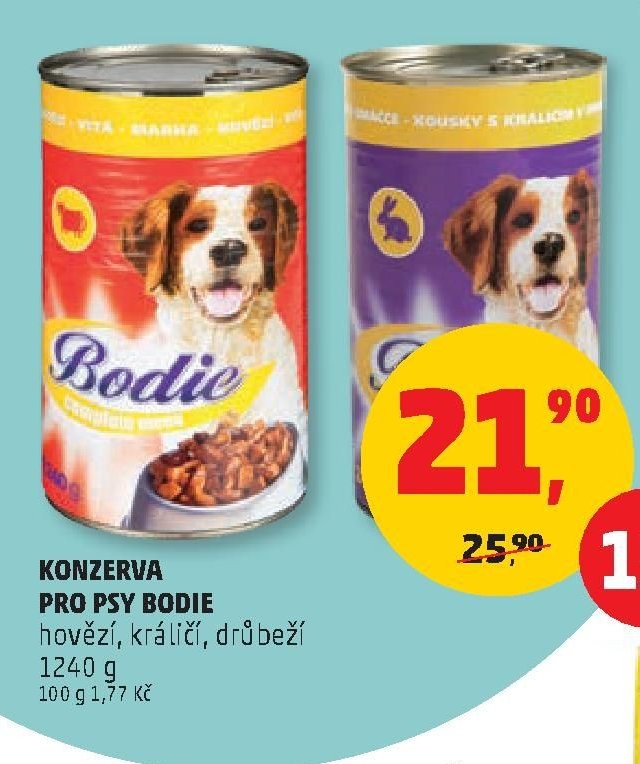 KONZERVA PRO PSY BODIE
