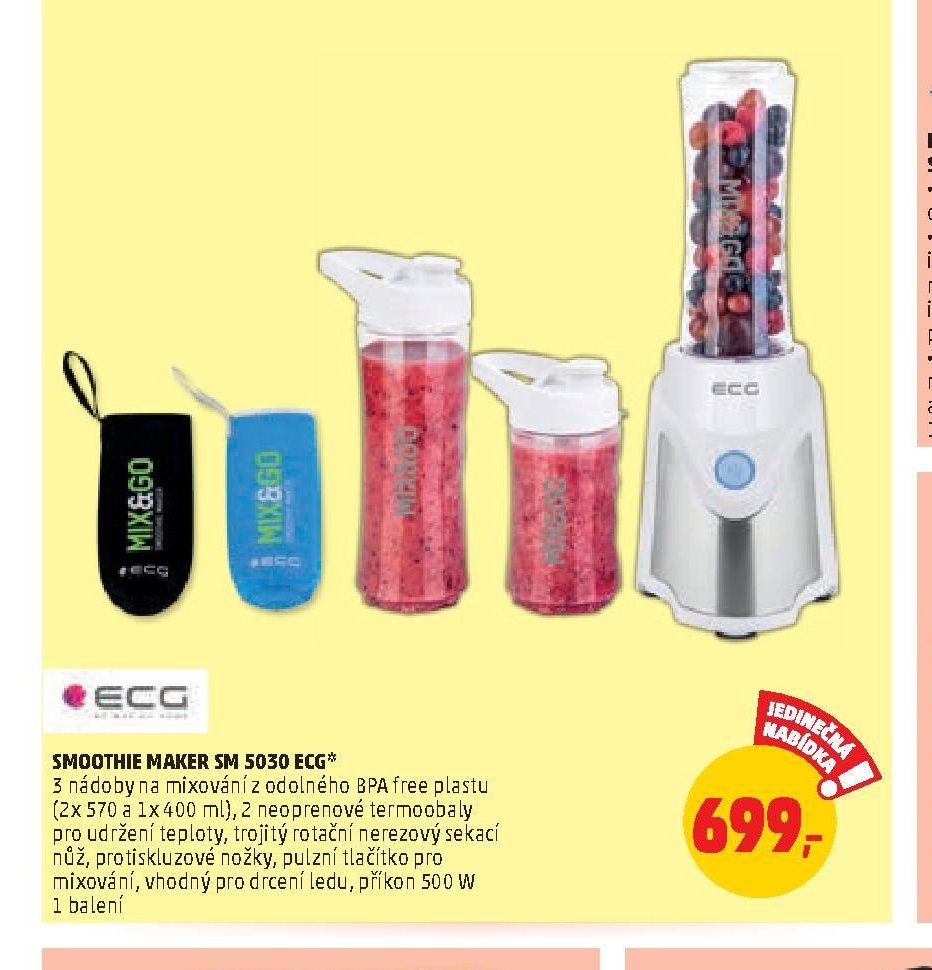 SMOOTHIE MAKER SM 5030 ECG