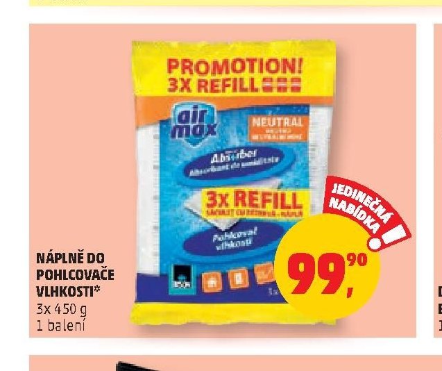 NÁPLNĚ DO POHLCOVAČE VLHKOSTI