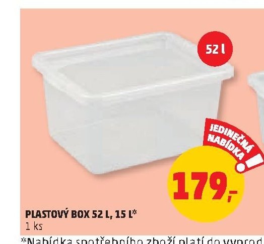 PLASTOVÝ BOX 52 L