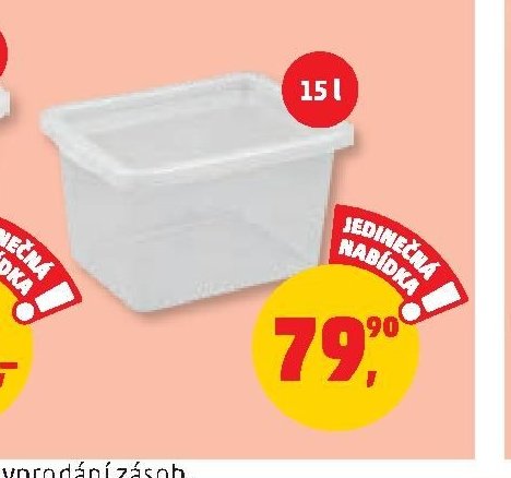 PLASTOVÝ BOX 15 L
