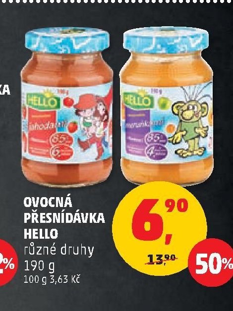 Ovocná přesnídávka Hello