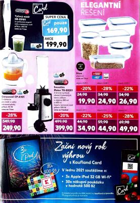 akční leták Kaufland 4.1.2021-12.1.2021