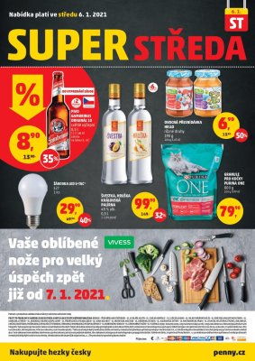 akční leták Penny Market 2.1.2020-6.1.2020