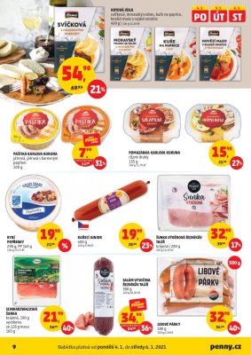 akční leták Penny Market 2.1.2020-6.1.2020