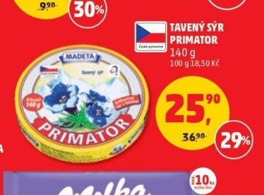 TAVENÝ SÝR PRIMATOR