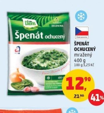 Špenát ochucený mražený