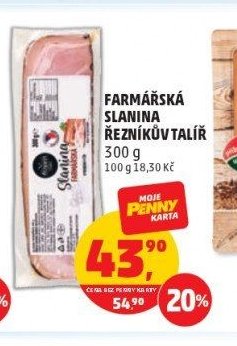 Farmářská slanina Řezníkův talíř