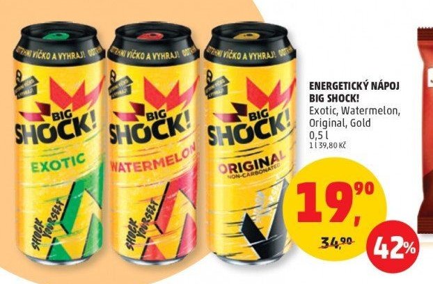 Energetický nápoj Big Shock!