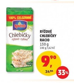 Rýžové chlebíčky Racio