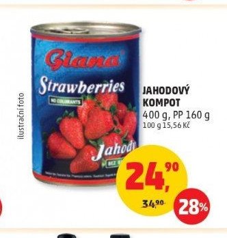 Jahodový kompot Giana