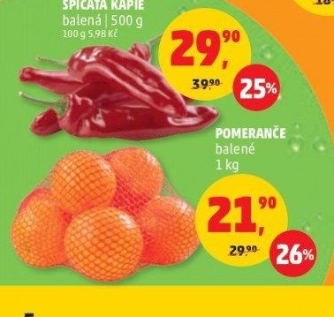 Červená paprika špičatá kapie